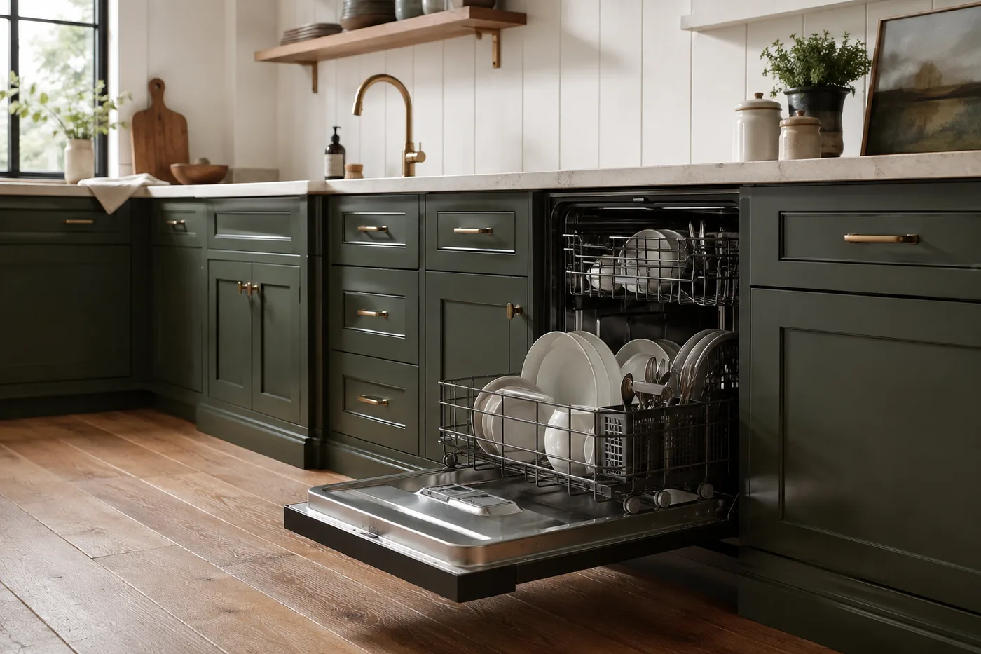 Premium kitchen appliance detail